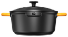 Каструля IQ Be Active алюмінієва 24 см (4.2 л) з кришкою (IQ-2048-24) (IQ-2048-24)