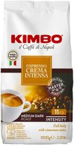 Кава в зернах Kimbo Crema Intensa 1 кг (8002200140687)