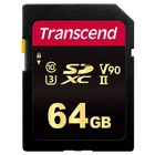 Карта памяти Transcend SDXC 64GB C10 UHS-II U3 R285/W180MB/s 4K (TS64GSDC700S)