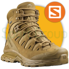 Ботинки тактические Salomon Quest 4D GTX Forces 2 Coyote Brown (Койот) UK 11/EU 46