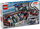 Zestaw klocków LEGO City F1 Garaż i bolidy Mercedes-AMG i Alpine 678 elementów (60444)