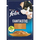Влажный корм для кошек Felix Fantastic с индейкой в желе 85 г