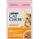 Корм  Purina Cat Chow Adult с лососем и зеленой фасолью 85 г