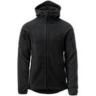 Тактична флісова кофта Helikon Patriot Mk2 Hybrid Fleece з капюшоном black чорна L