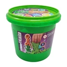 Набор креативного творчества "Кинетический песок" KidSand" Danko Toys KS-01-01 ведро 1000г Зеленый