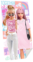 Ręcznik plażowy Mattel Barbie 70 x 140 cm Różowy (8435507870481)