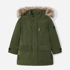 Kurtka parka chłopięca Mayoral 4.468-63 110 cm Oliwkowa (8445865464109)