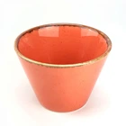 Салатник фарфоровый конусный Orange глубокий Porland 200 мл 9 см 368209/O