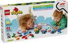 Zestaw klocków LEGO DUPLO Bolidy i kierowcy F1 70 elementów (10445)