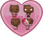 Figurki Funko Pocket Pop DC Comics - Valentines 2024 Chocolate 4-pack (0889698762250)