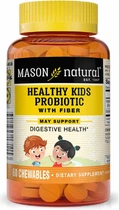 Пробіотик Mason Natural з клітковиною для дітей Healthy Kids Probiotic With Fiber 60 жувальних таблеток (311845171153)