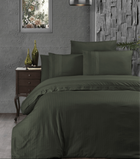 Комплект постельного белья Deluxe Ranforce Dark Series First Choice - First Choice - RDLX-88 GALA DARK GREEN - Евро - Зеленый