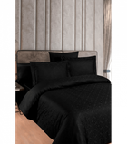 Комплект постельного белья Jacquard Satin Dark Series First Choice - First Choice - JS-157 Lamone Black - Евро - Черный