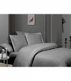 Комплект постельного белья Deluxe Satin First Choice - First Choice - DLX-736 Royce Grey - Евро - Серый