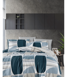 Комплект постільної білизни Satin Cotton First Choice - First Choice - S-571 Damian - Євро - Різнокольоровий