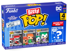 Zestaw figurek-niespodzianek Funko Bitty POP DC Comics Harley Quinn 4 cm 4 szt (889698713139)