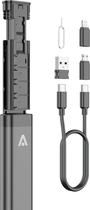 Кабель alkaya Venture Travel Kit USB-C - USB-A - Micro-USB - Lightning Black (GT-80006)