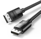 Кабель UGREEN DP114 DisplayPort to DisplayPort v1.4 Plastic Case Braided Cable 1m Black (UGR-80390)