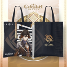 Эко сумка шоппер Геншин Импакт / GENSHIN IMPACT "Чжун Ли" 42х33 см 3DTOYSLAMP