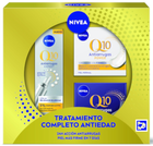 Набір для догляду за обличчям Nivea Q10 Крем з SPF захистом на день 50 мл + Крем антивіковий на ніч 50 мл + Сироватка антивікова 40 мл (8412300050630)