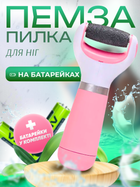 Электрическая пилка электро пемза для пяток и ног электропемза роликовая шлифовальная машинка на батарейках для удаления мозолей (CR-02)