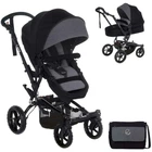 Коляска-трансформер JANE CROSSWALK CONVERT, Jet Black, колір сіро-чорний (5483/T34)