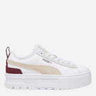 Sneakersy damskie na platformie Puma Mayze Mix Wns 38746809 37.5 (4.5UK) 24.5 cm Biały/Bordowy (4099683266557)