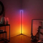 Напольная угловая RGB лампа торшер с пультом управления 1,2м