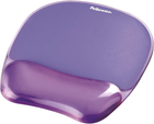 Podkładka pod nadgarstek Fellowes Crystal Mouse & Wrist Pad Gel Purple (77511914416)