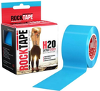 Кинезио тейп RockTape H2O Водостойкий CША 5см х 5м голубой