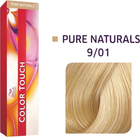 Farba do włosów Wella Professionals Color Touch Pure Naturals 9/01 Jasny Blond naturalny popielaty bez amoniaku 60 ml (8005610527093)