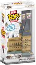 Полиця для демонстрації Funko Bitty Pop! Harry Potter Hogwarts 25.4 см + Фігурки Альбуса Дамблдора 2.2 см Напівсмерті Лавгуд 2.2 см (889698812948)