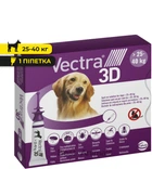 Протипаразитарні краплі Ceva Vectra 3D Сева Вектра 3Д для собак вагою 25-40 кг 1 піпетка (3411112281589)