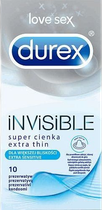 Prezerwatywy Durex Invisible super cienkie 10 szt (5900627071252)