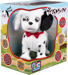 Zabawka interaktywna piesek TM Toys Puppy Luv Pepper Biało-czarny (5904754608657)