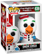 Фігурка Funko Pop! Five Nights at Freddys Holiday Snow Chica 9 см (889698724869)