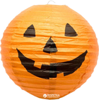 Фонарь Kanishka Halloween тыква Джек бумажный 30 см Оранжевый (27811)
