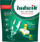 Tabletki do zmywarek Ludwik All in One Ultimate Power Cytrynowe 80 szt (5900498024708)