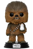 Figurka Funko Pop! Star Wars Chewbacca with Porg 9 cm (889698147484)