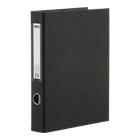Папка A4 BuroMax на 4 D-образных кольца d30 мм 4 см двусторонний PP черная (BM.3106-01)