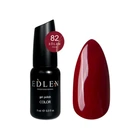 Гель-лак Edlen Color 82, светло-бордовый, 9 мл