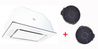 Вытяжка Luxor Stolz Filter Pro 60 Glass 1450 m3 WH LED + полностью стеклянный фасад, белое стекло, белый