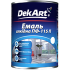 Емаль алкідна DekArt ПФ-115П Яскраво-Зелена 0.9кг