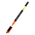 Маркери 12 шт. Highlighter Dual 2534-A 2-4 мм клиноподібний помаранчевий+жовтий. 4063276090409
