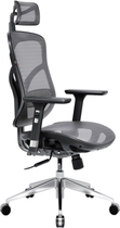 Fotel biurowy ergonomiczny Diablo Chairs V-Basic Black-Grey (5902560337259)