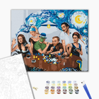 Картина за номерами Brushme Друзі-шедеври BS52761 40х50см набір для розпису за цифрами, фарби, пензлі, полотно