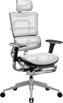 Fotel biurowy ergonomiczny Diablo Chairs V-Master Black-White (5904405577172)