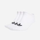 Zestaw skarpetek damskich adidas Trefoil Liner Socks S20273 35-38 3 pary Biały (4055012811362)