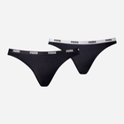 Набір трусиків-бікіні жіночих 2 шт Puma Women Bikini 2P Hang 90784703 L Чорний (8718824910895)