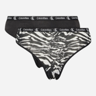 Zestaw damskich majtek typu figi 2 szt Calvin Klein Underwear 000QD3991E-BIK L Czarny (8720107317758)